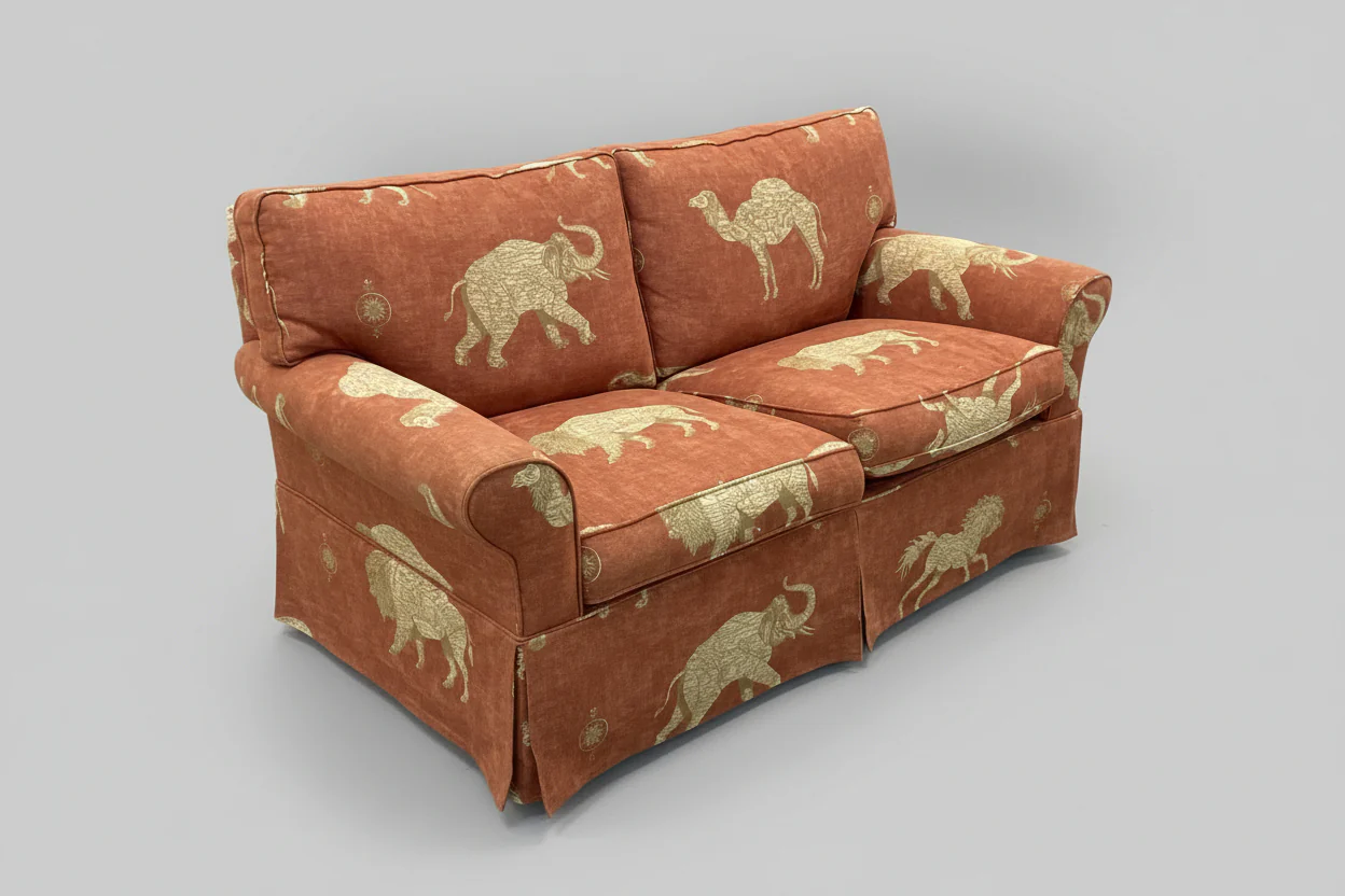Animal Print Living Room Sofa