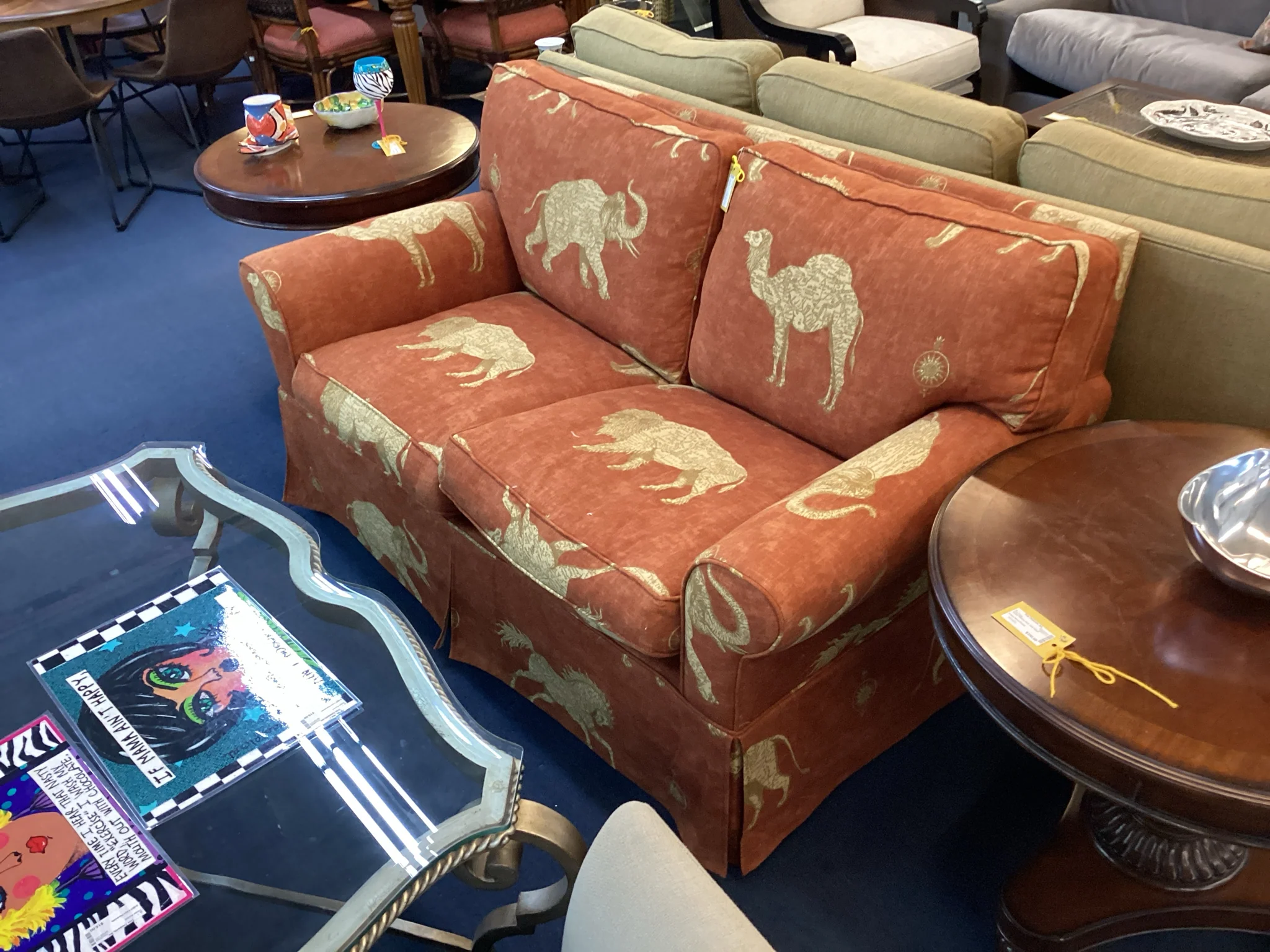 Animal Print Living Room Sofa - Image 2