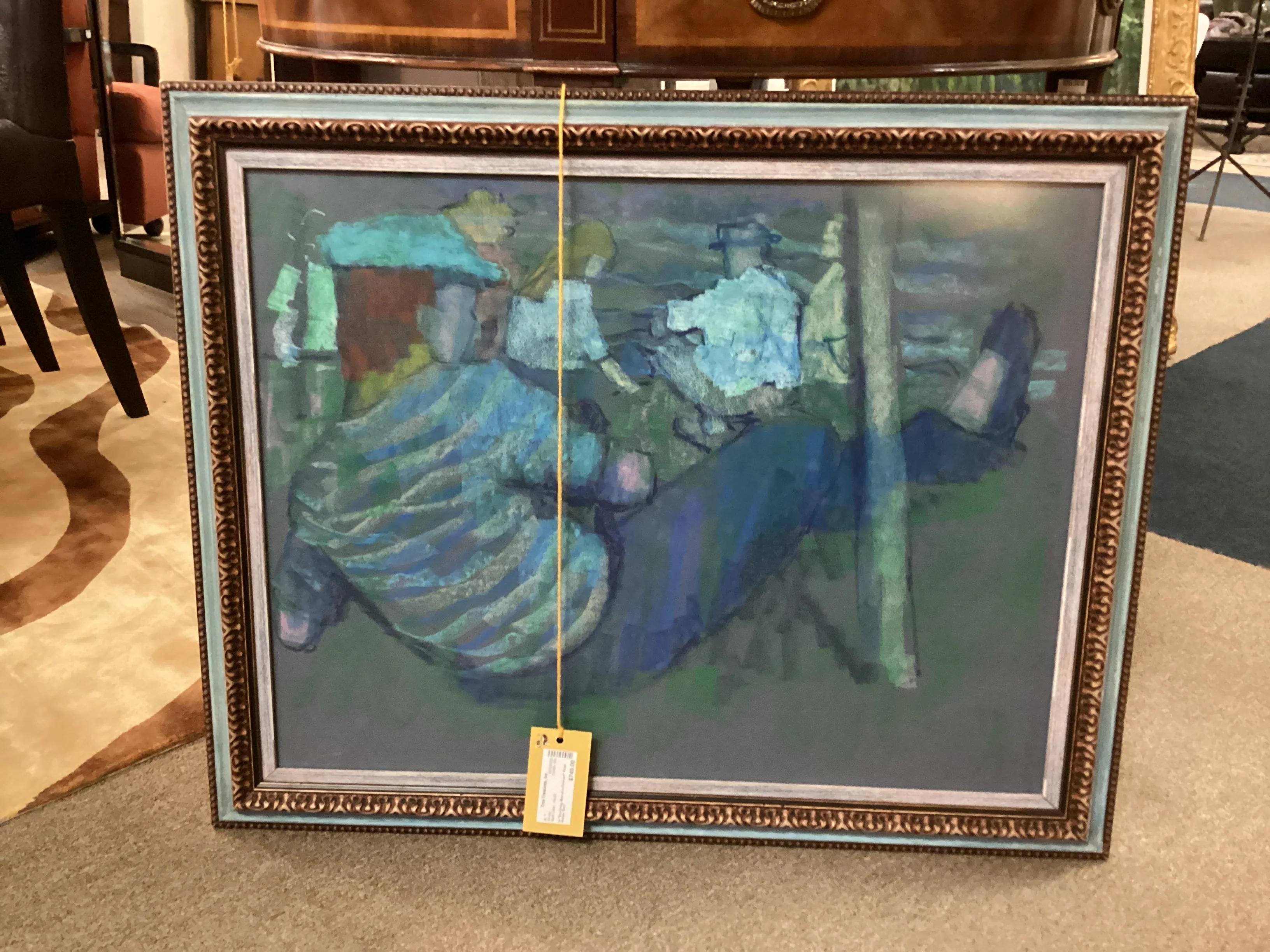 Atelier Bert "Reclining Man at a Concert" Print