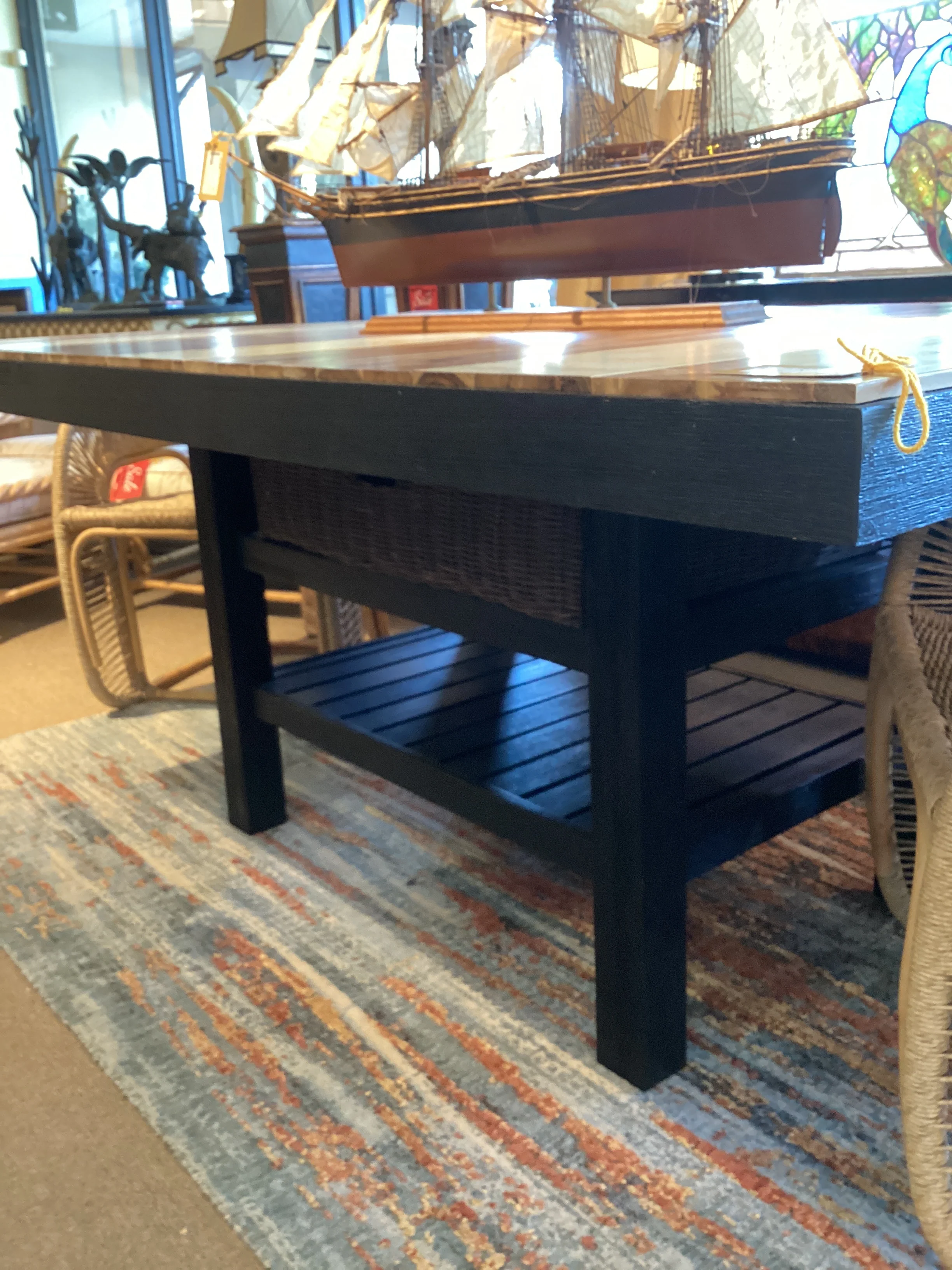 Black and Brown Table - Image 4