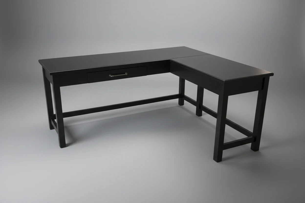 Black L Shaped Desk