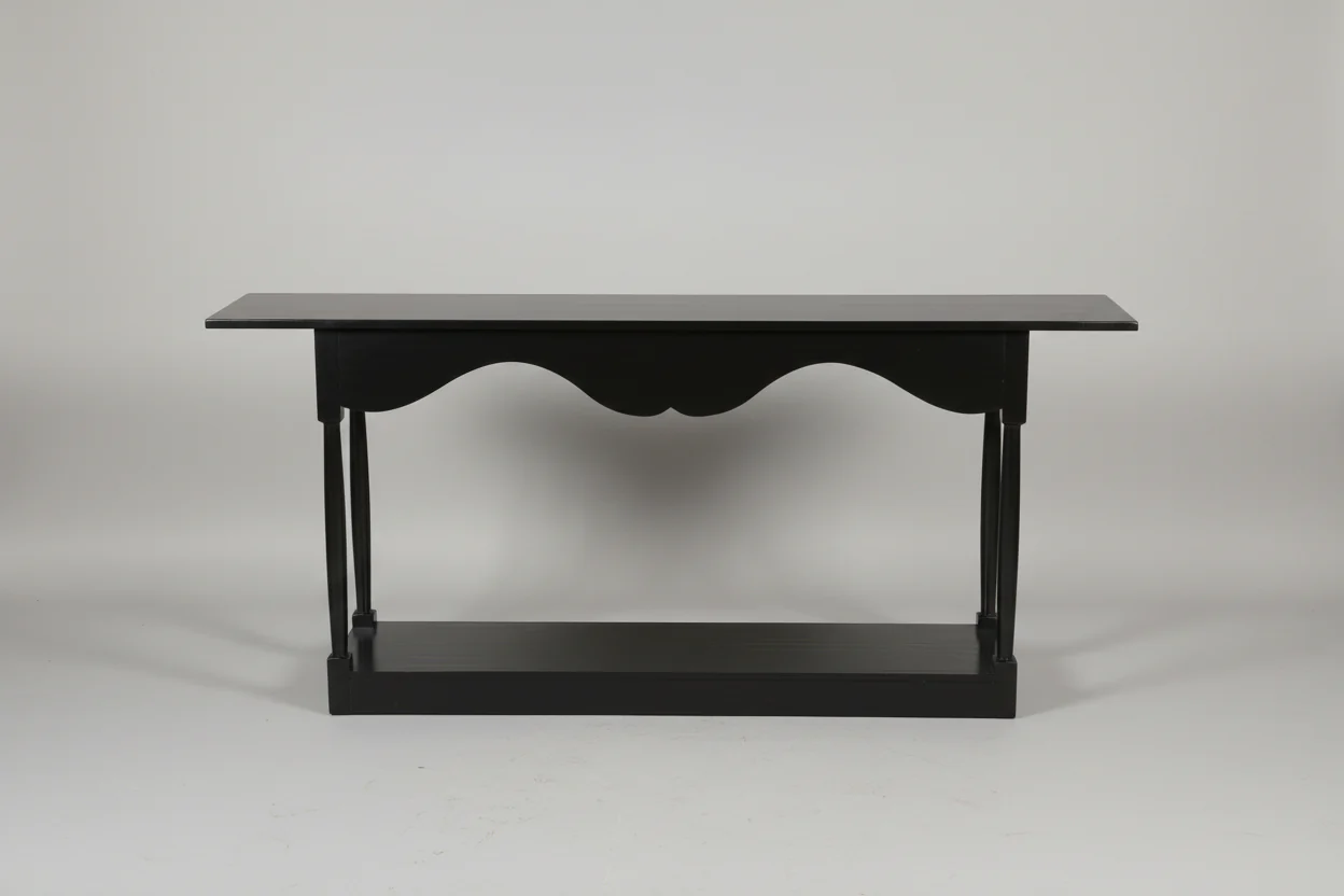 Black Wood Console