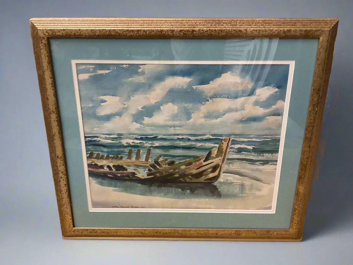 Boat on Beach Print Boat on Beach Print