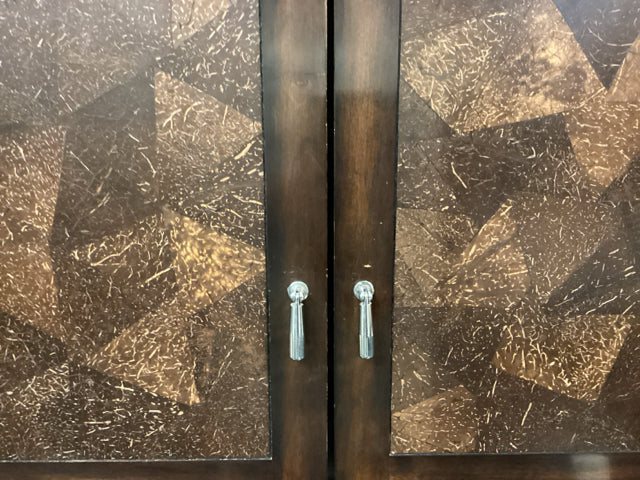 Cabinet With Coconut Shell Accents - Image 4