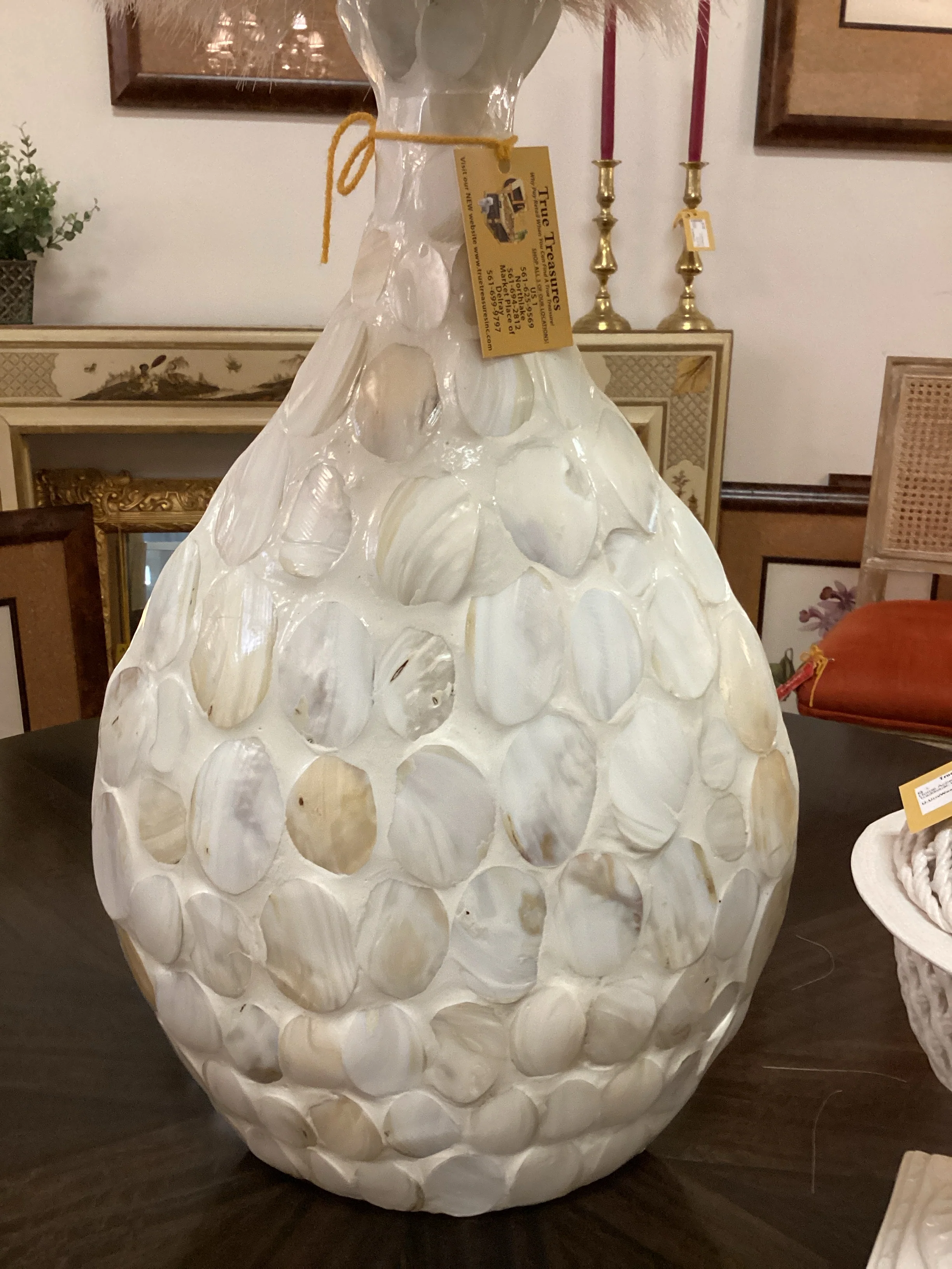 Capezshell Vessel with Feathers - Image 2