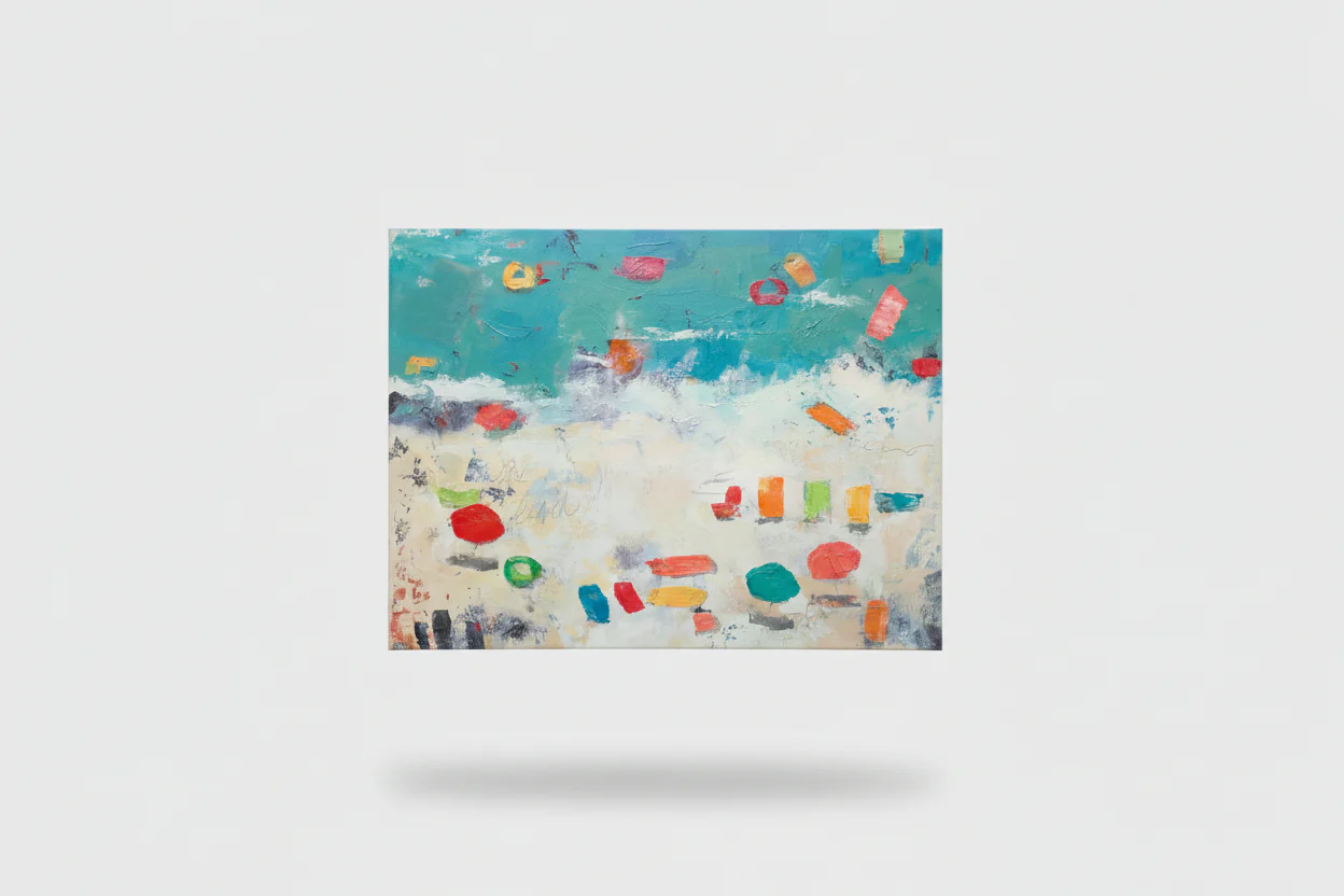 Carol Korpi Mckinley Beach Painting - Image 2