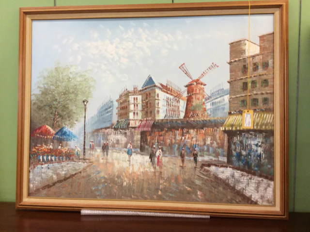 Caroline Burnett Moulin Rouge Painting
