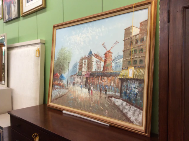 Caroline Burnett Moulin Rouge Painting - Image 2
