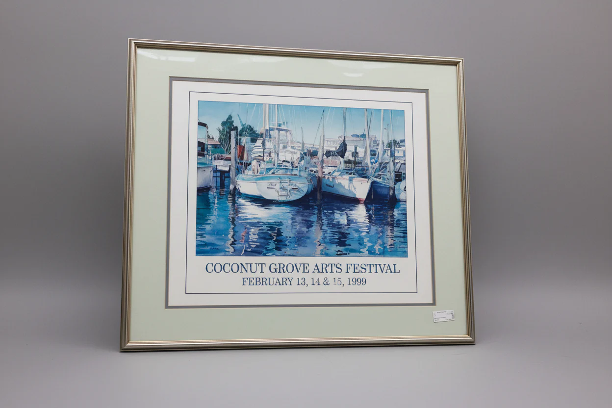 Coconut Grove Sailboats Print