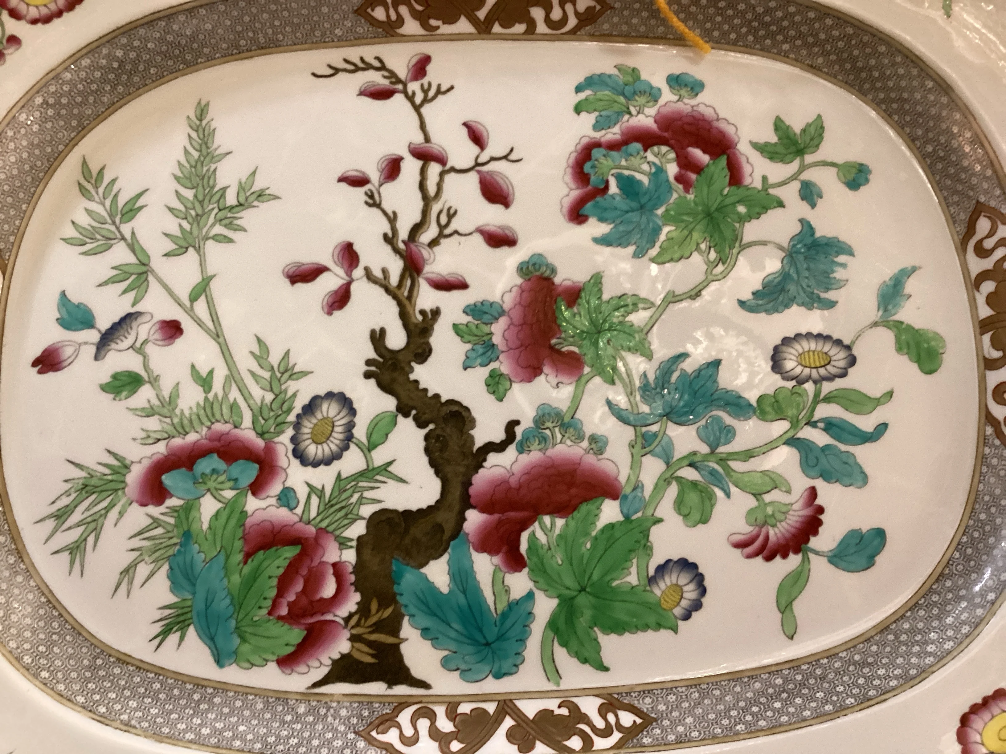 Floral Oval Asian Platter - Image 2