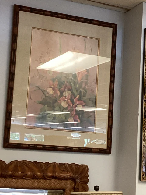 Floral Print Framed Pair - Image 3