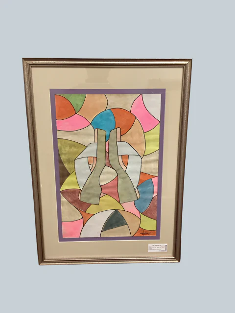 Framed Abstract Watercolor