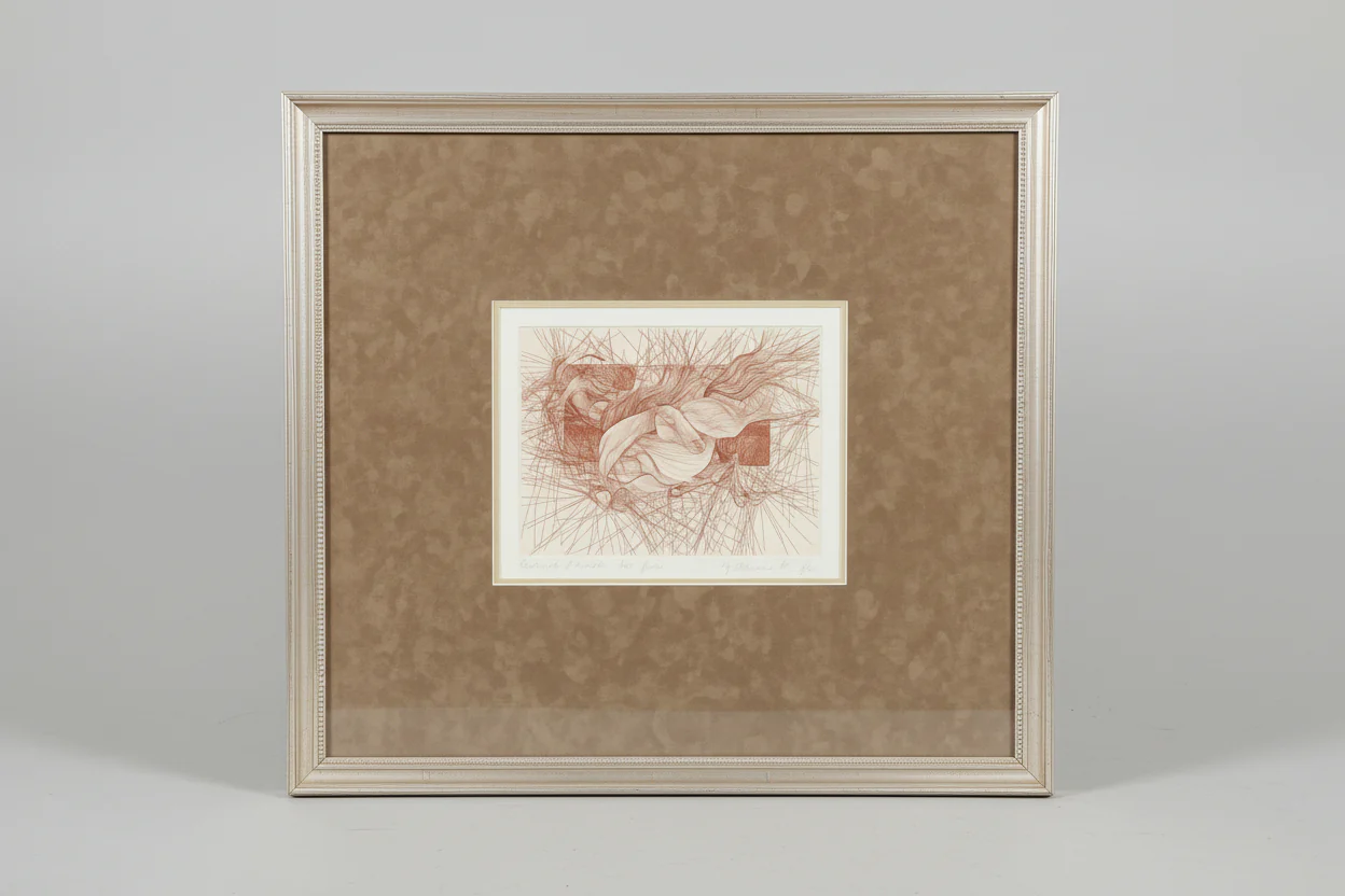 Framed Azoulay "The Fall" Artist Proof