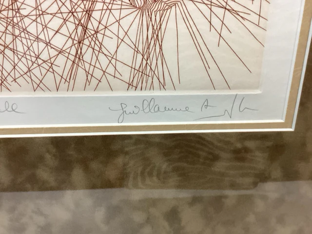 Framed Azoulay "The Fall" Artist Proof - Image 4