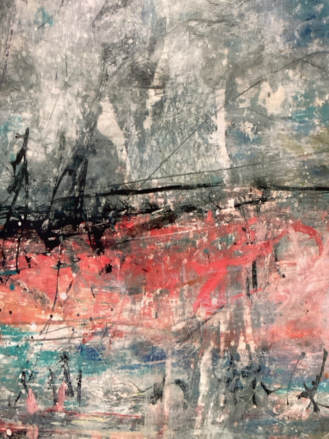 Framed Giclee Abstract With Certificate - Image 3