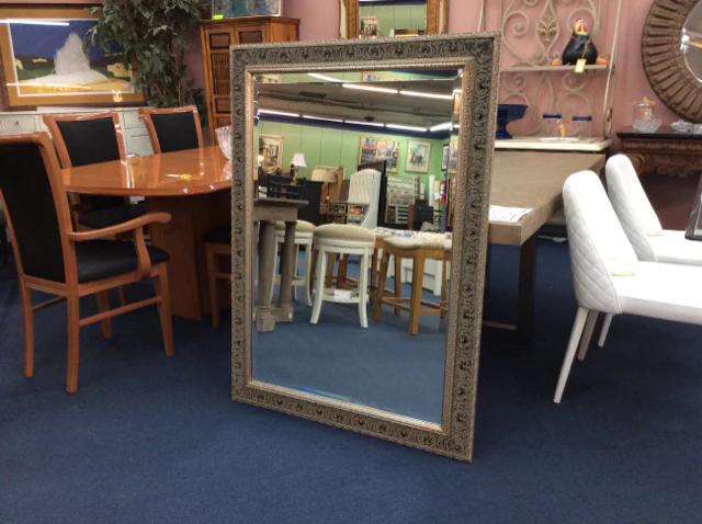 Gold And Black Framed Mirror