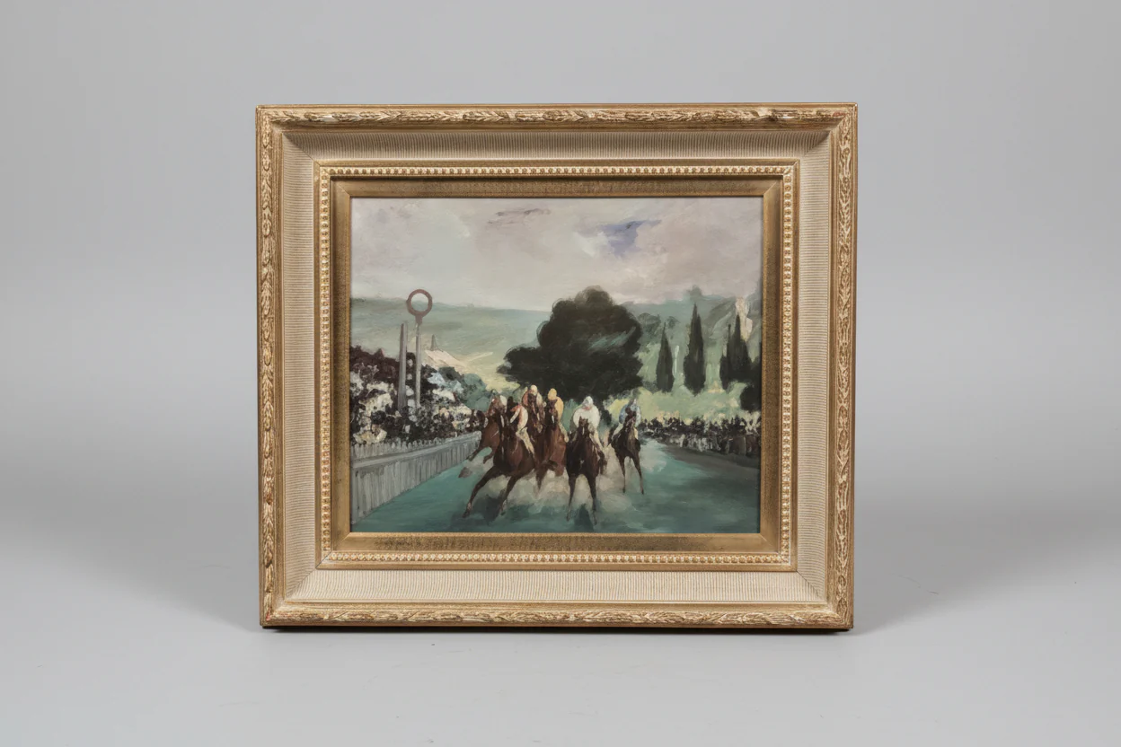 Jockeys in Park Painting