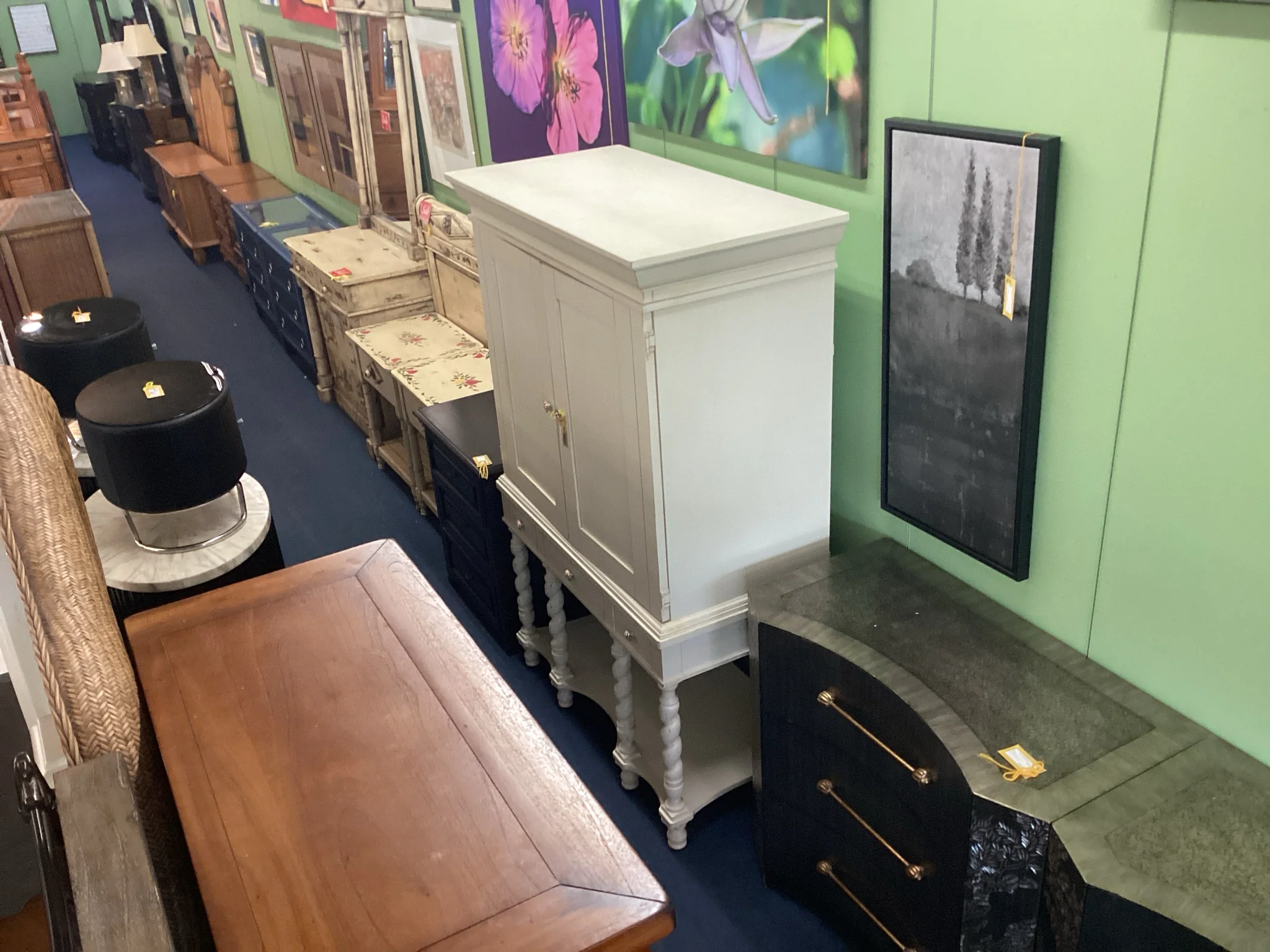 Lane Cream Armoire With Two Doors And Three Drawers - Image 2