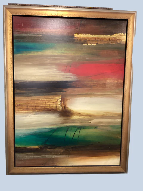 Large Contemp Abstract Painting - Image 2