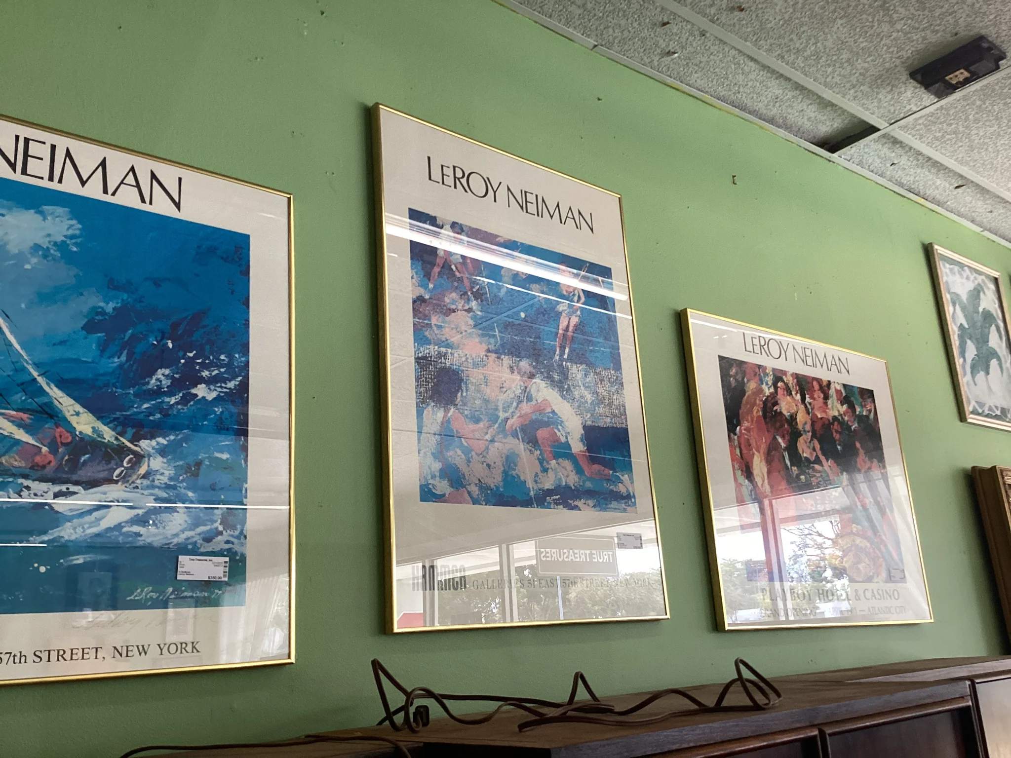 Leroy Neiman Tennis Print - Image 2