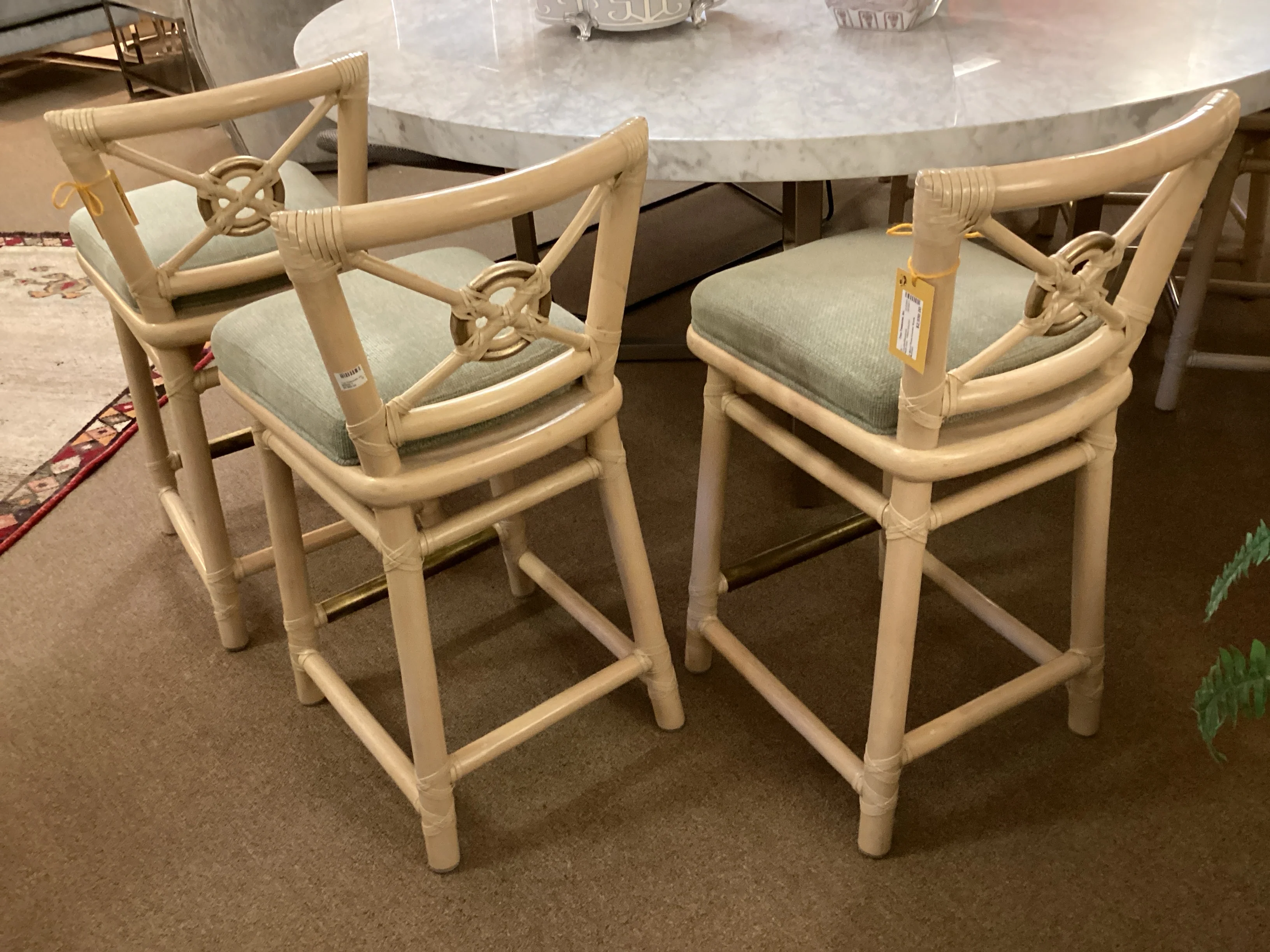 Pair McGuire  Stools - Image 2