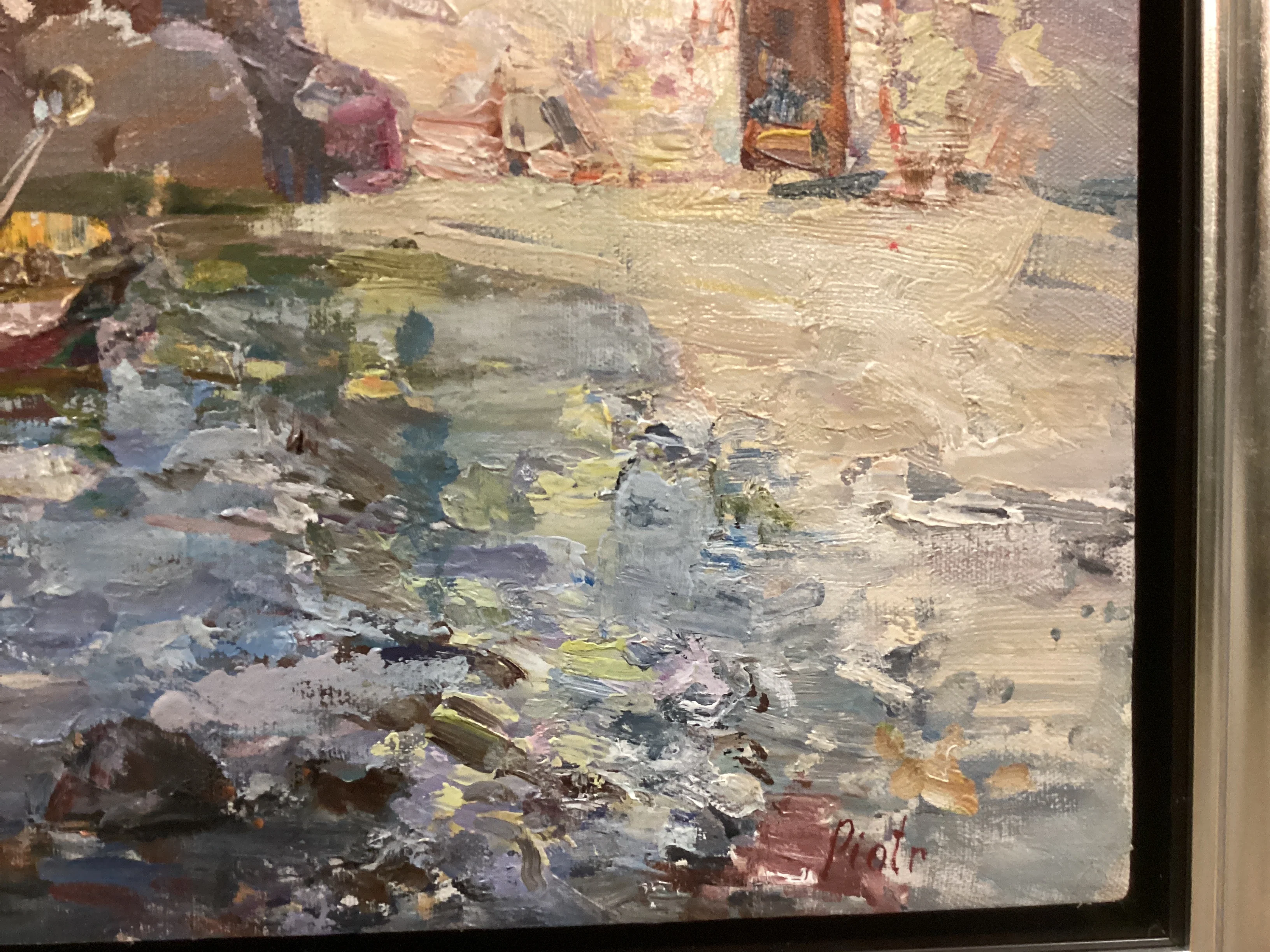 "Mediterranean Harbor" by Marmanov Paintings - Image 2