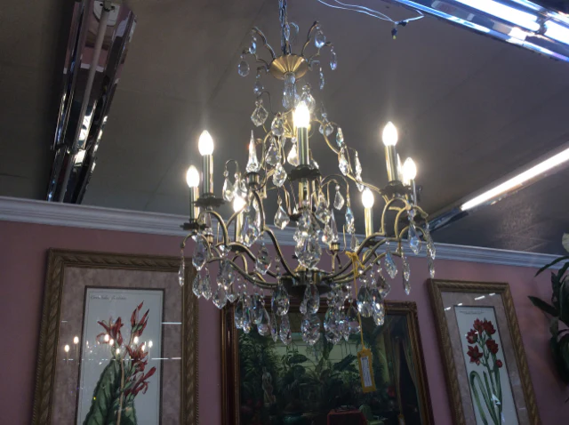 Padma Chandelier Antique Brass - Image 2