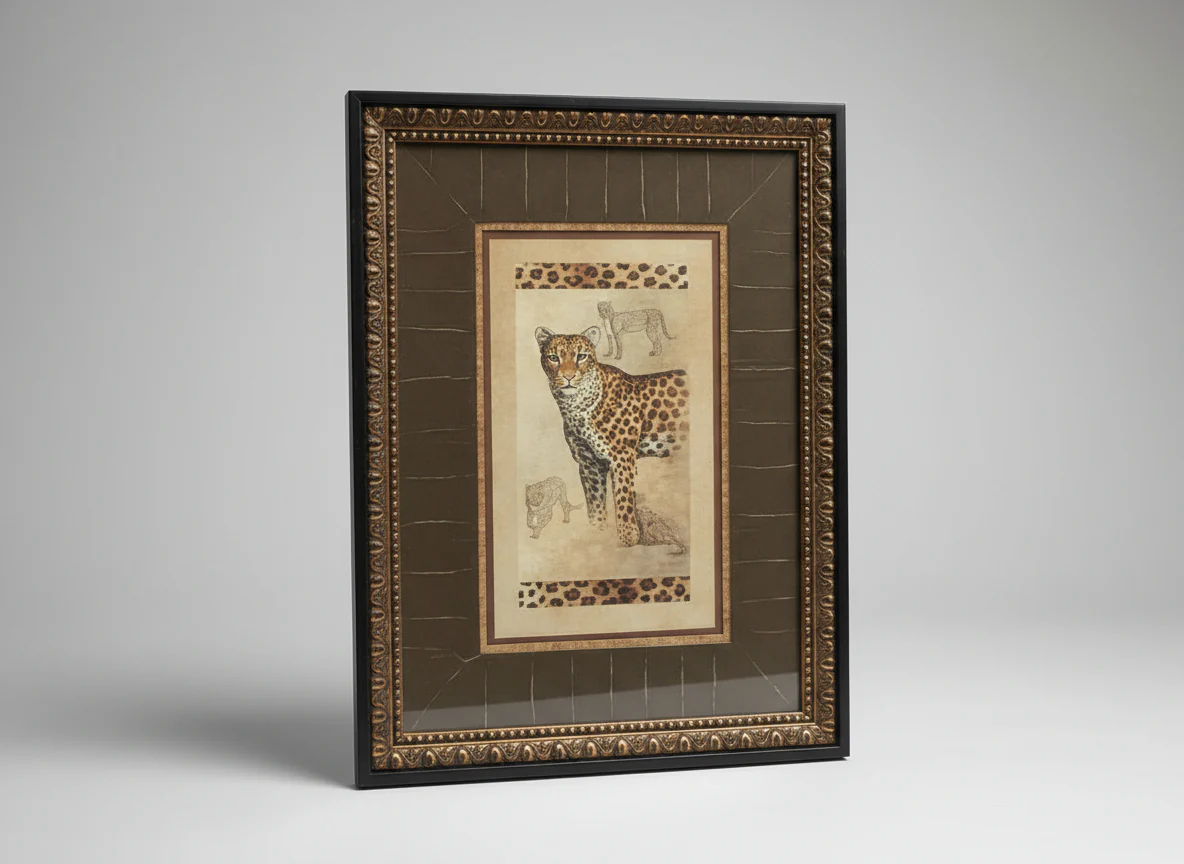 PAIR Framed Big Cat Prints - Image 2