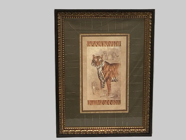 PAIR Framed Big Cat Prints - Image 3