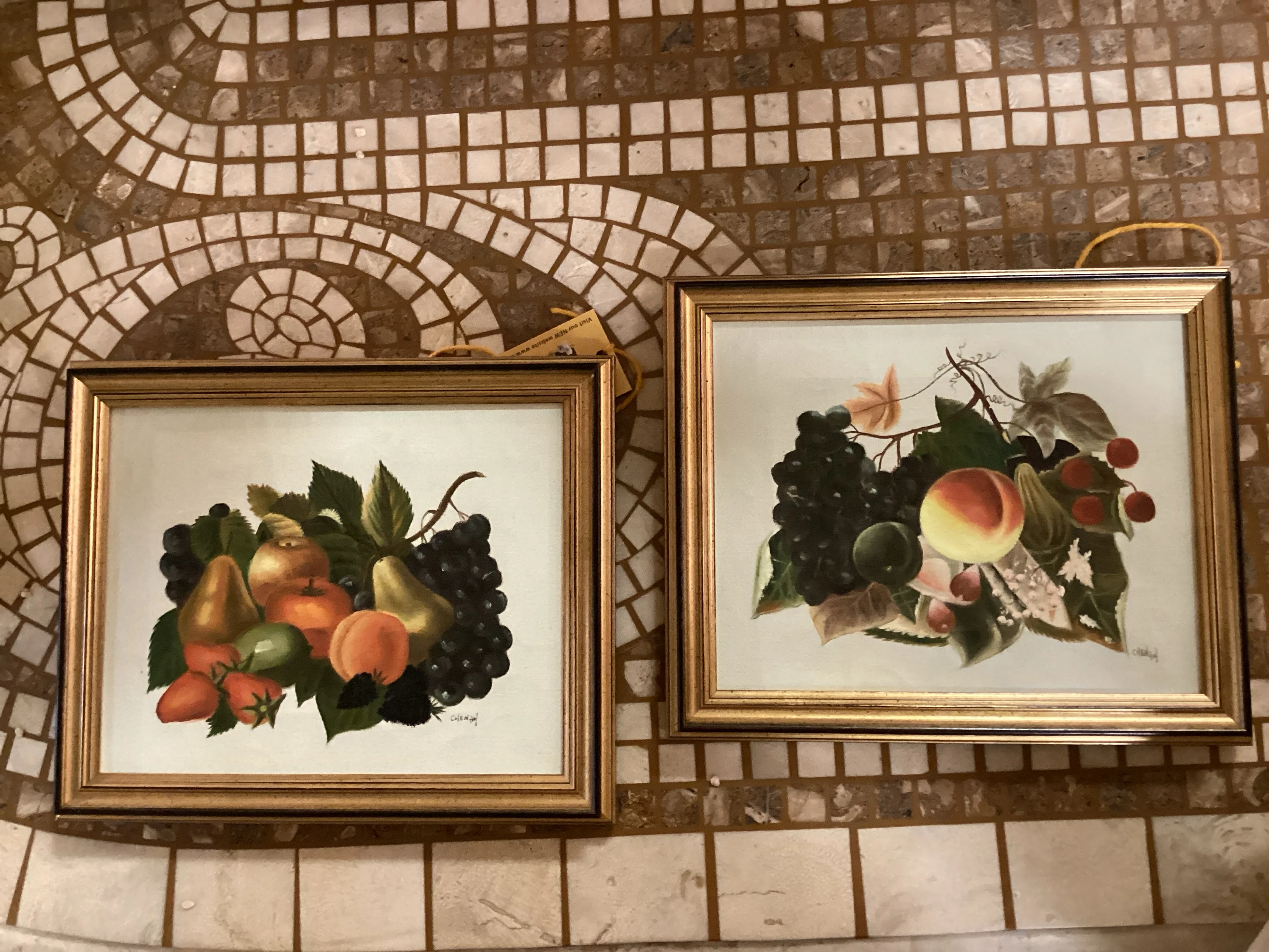 Pair Oil Paintings