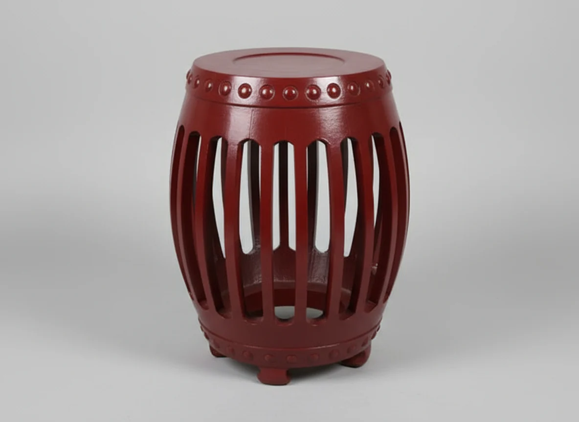 Red End Table