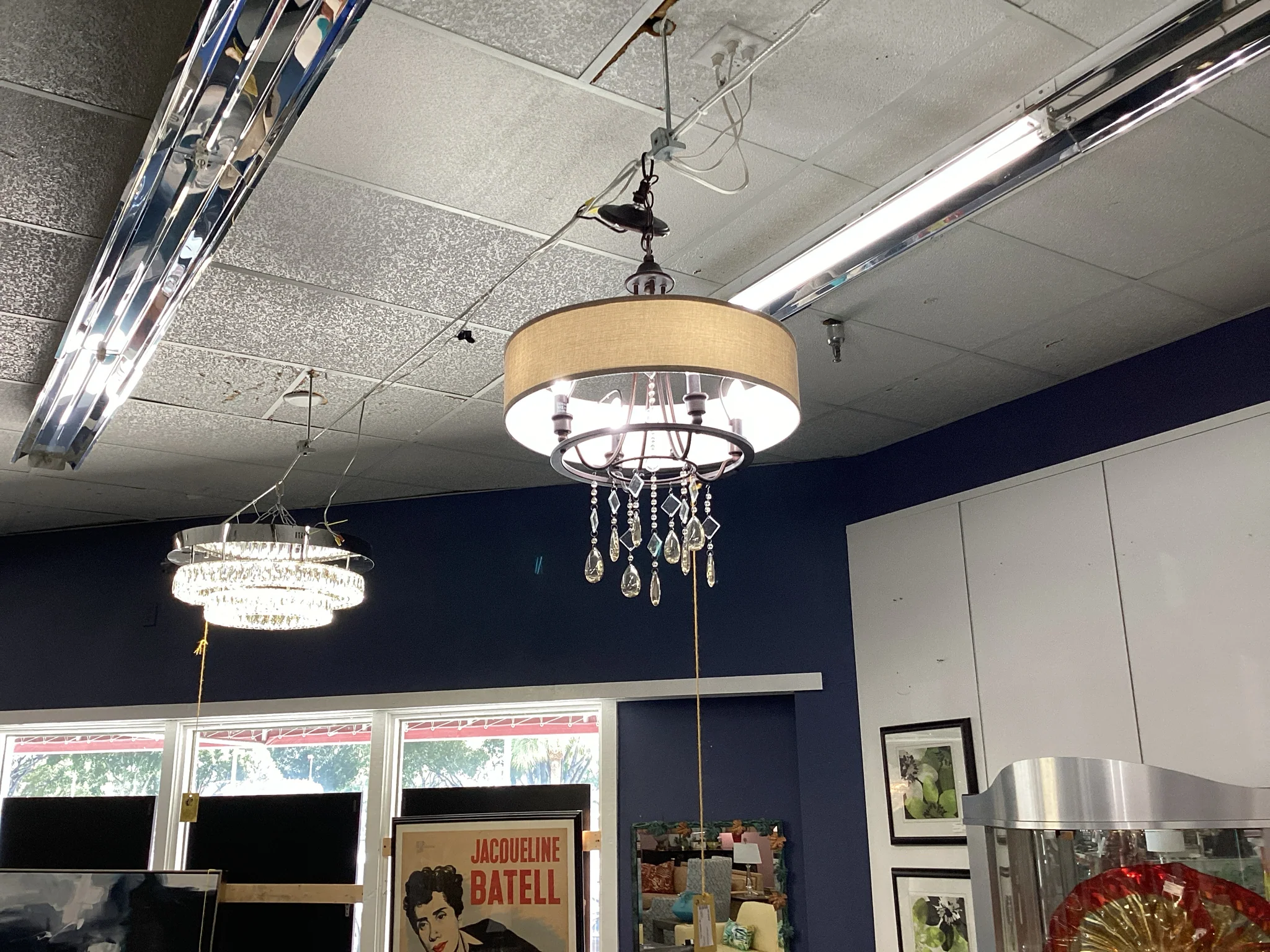 Round Chandelier With Droplets - Image 2