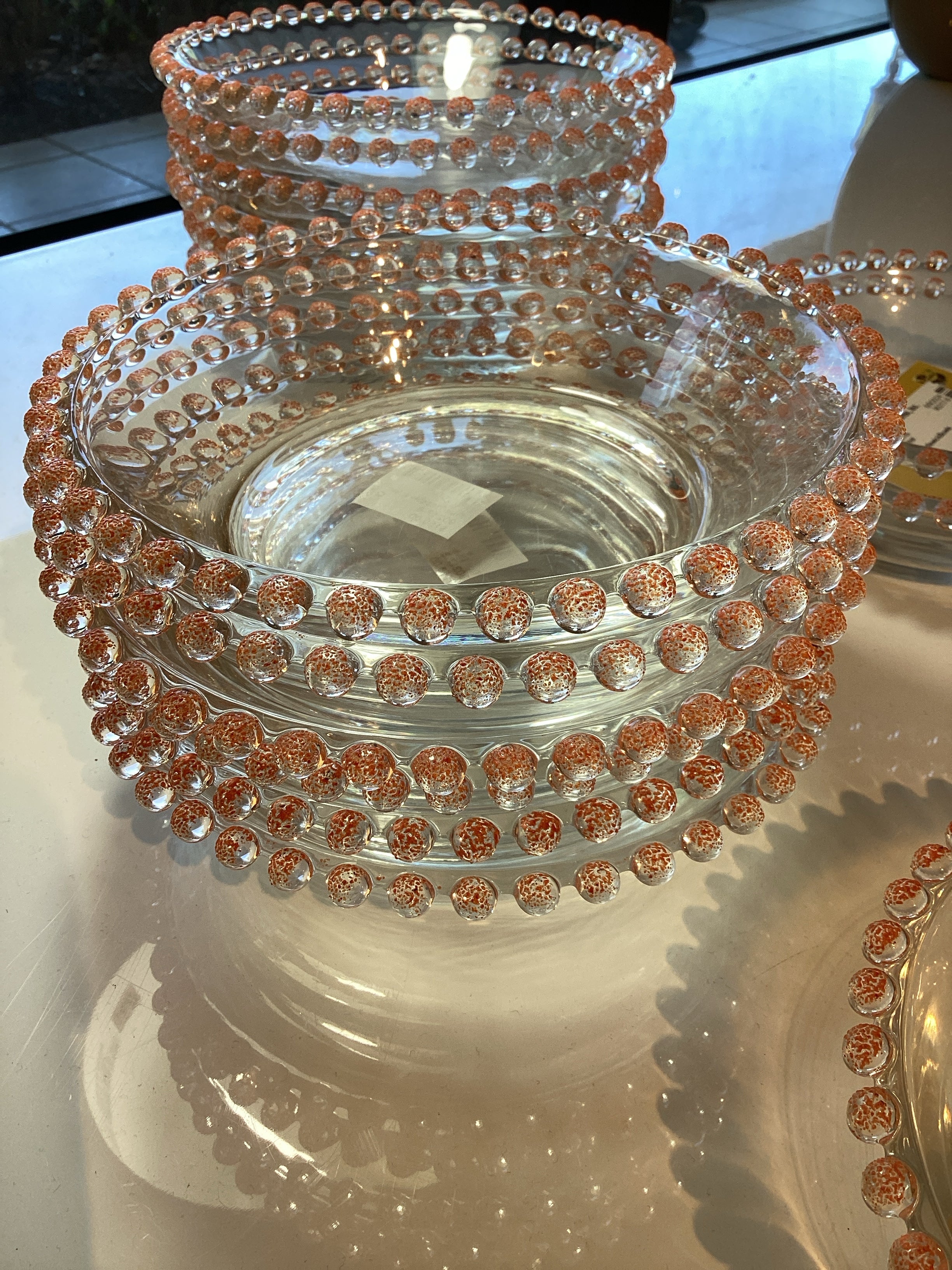 Set of Eight Imperial Glass Pink Candlewick Bowls - Image 2