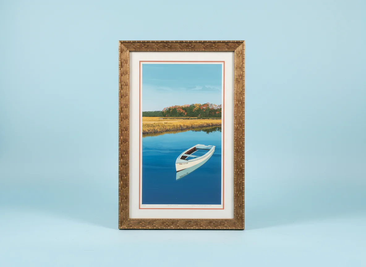 Single Boat Print