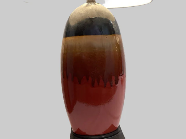 Stylecraft Drip Glaze Lamps Pair - Image 2