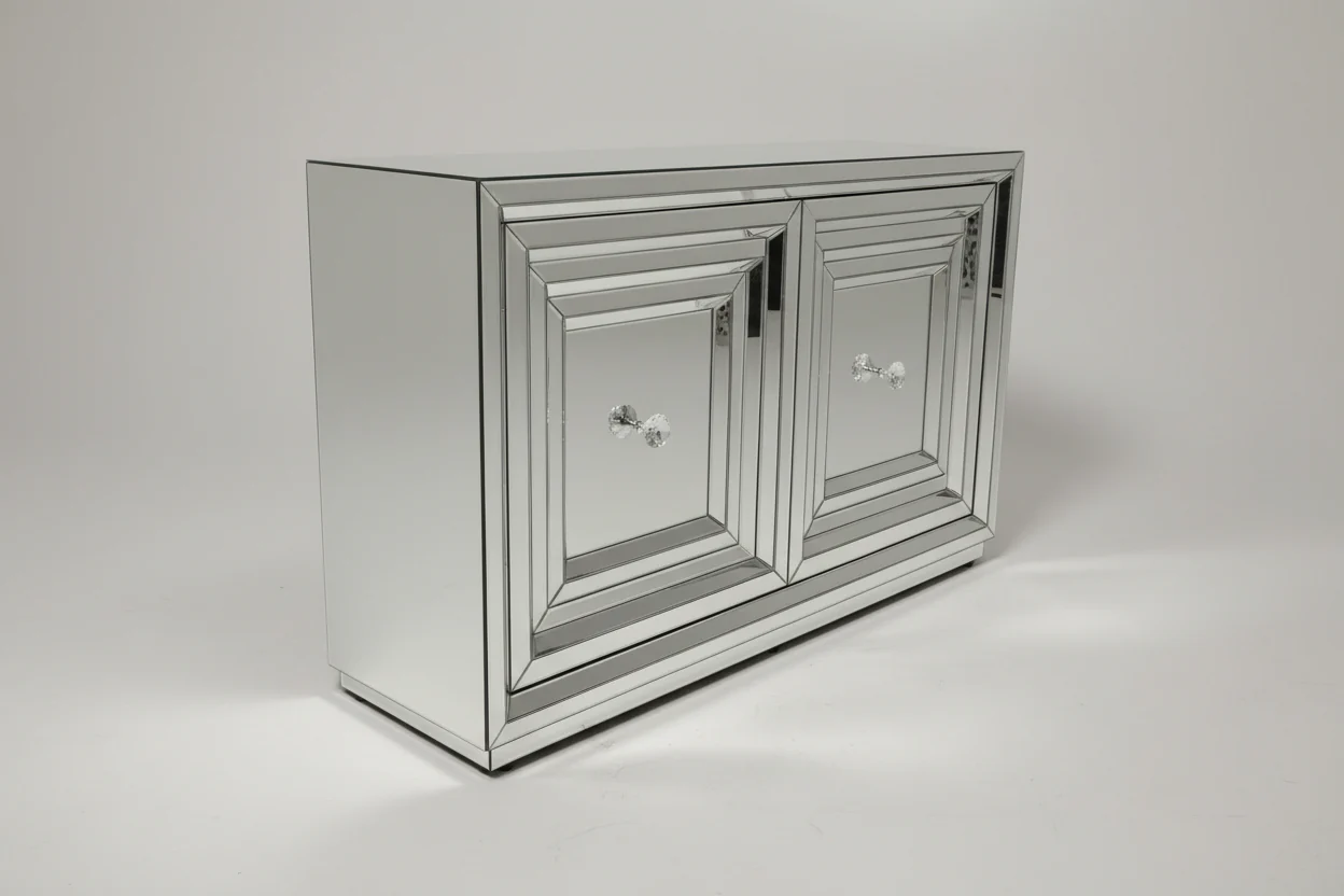 Stylecraft Mirrored Two Door Buffet