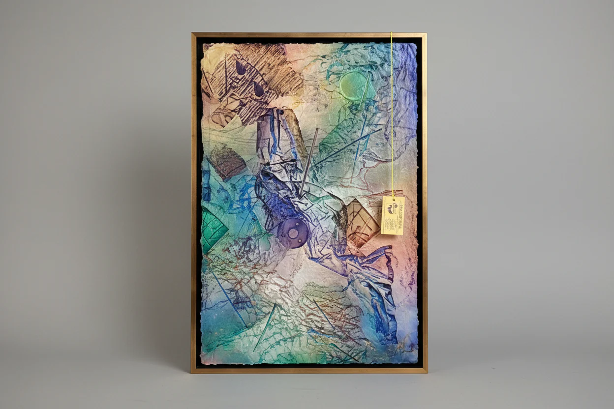 Textured Abstract Print