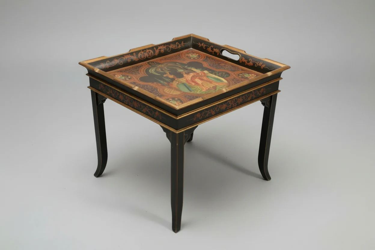 Tray Style Table Chinoiserie