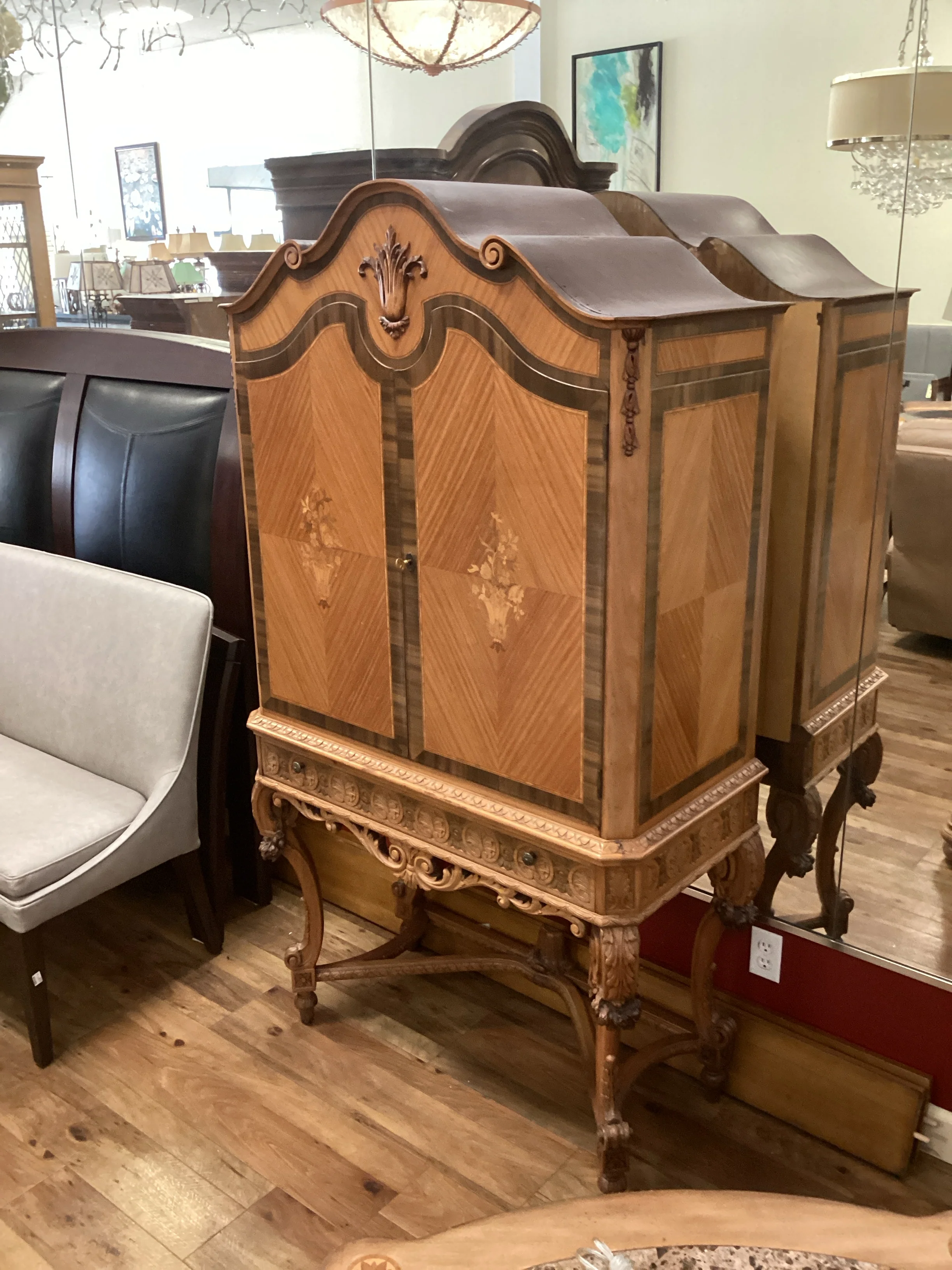 Two Door Vintage Cabinet - Image 2