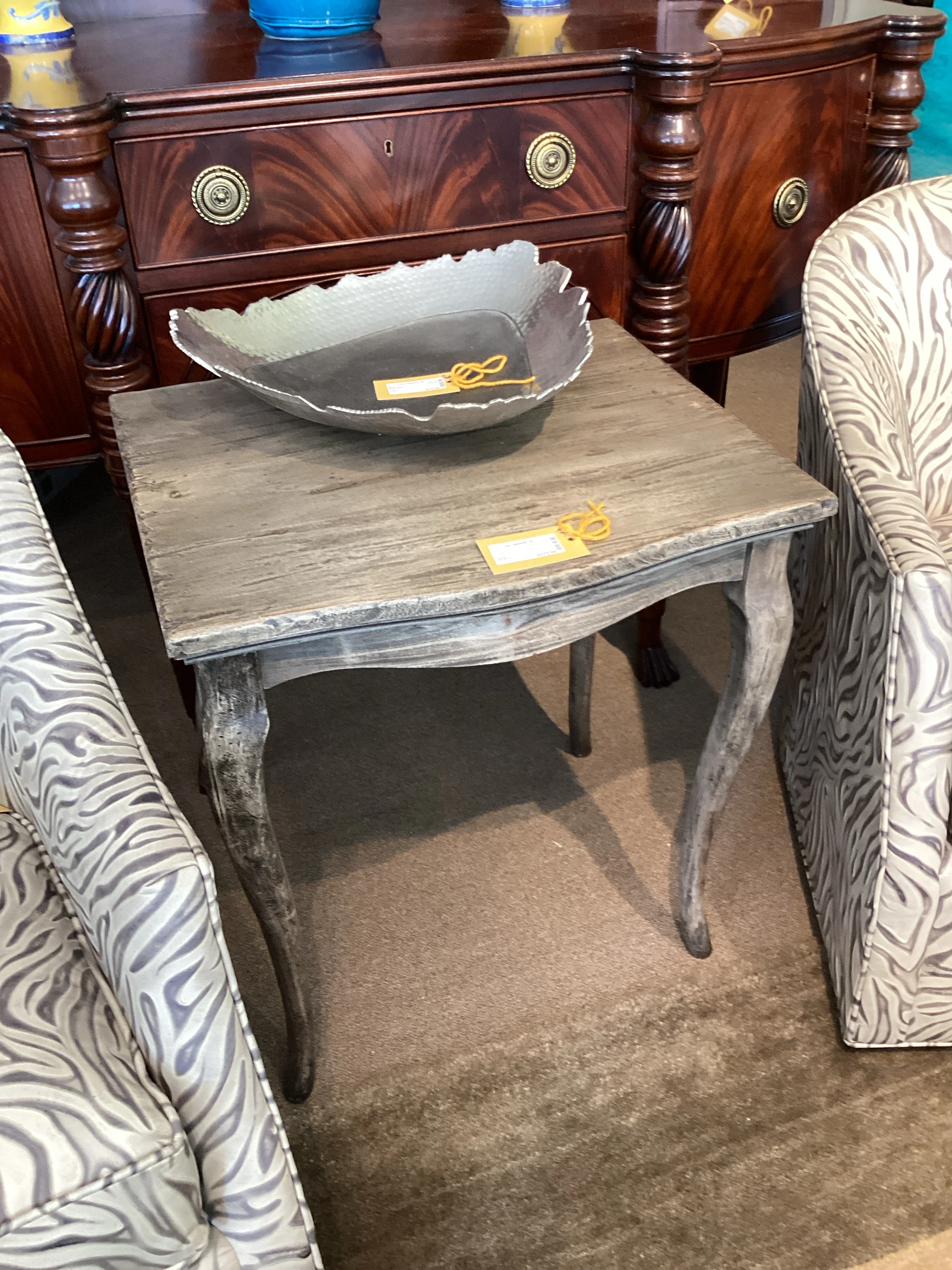Uttermost Grey Accent Table