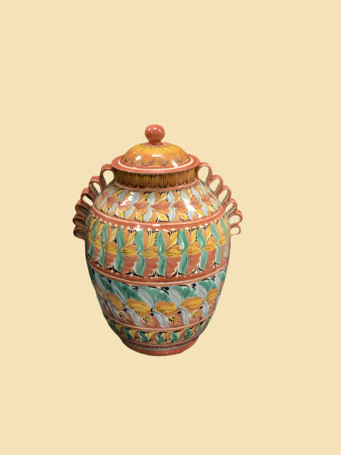 Vintage Sana Rosa Hand Painted Pottery