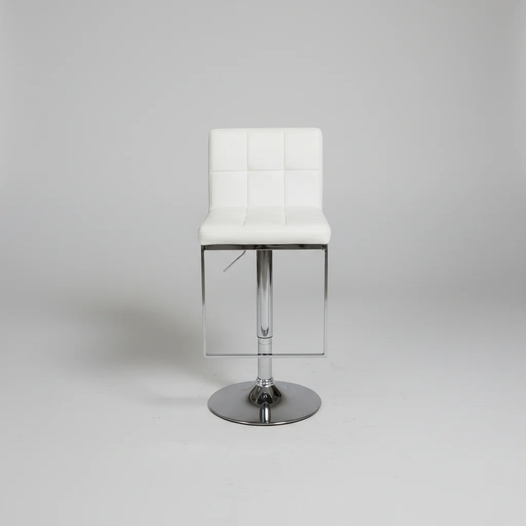 White Tufted Counter/Barstool