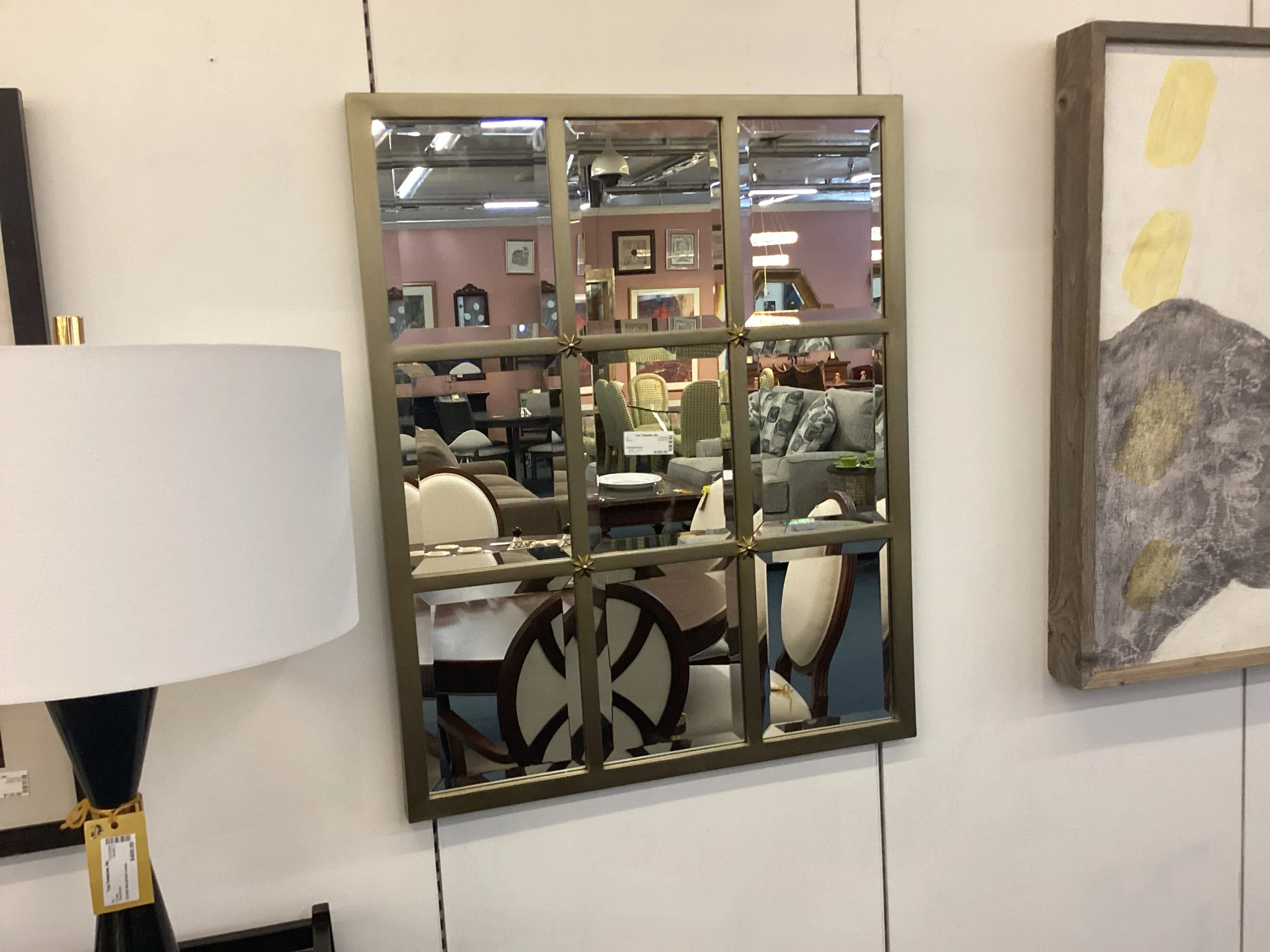 Window Pane Mirror - Image 2
