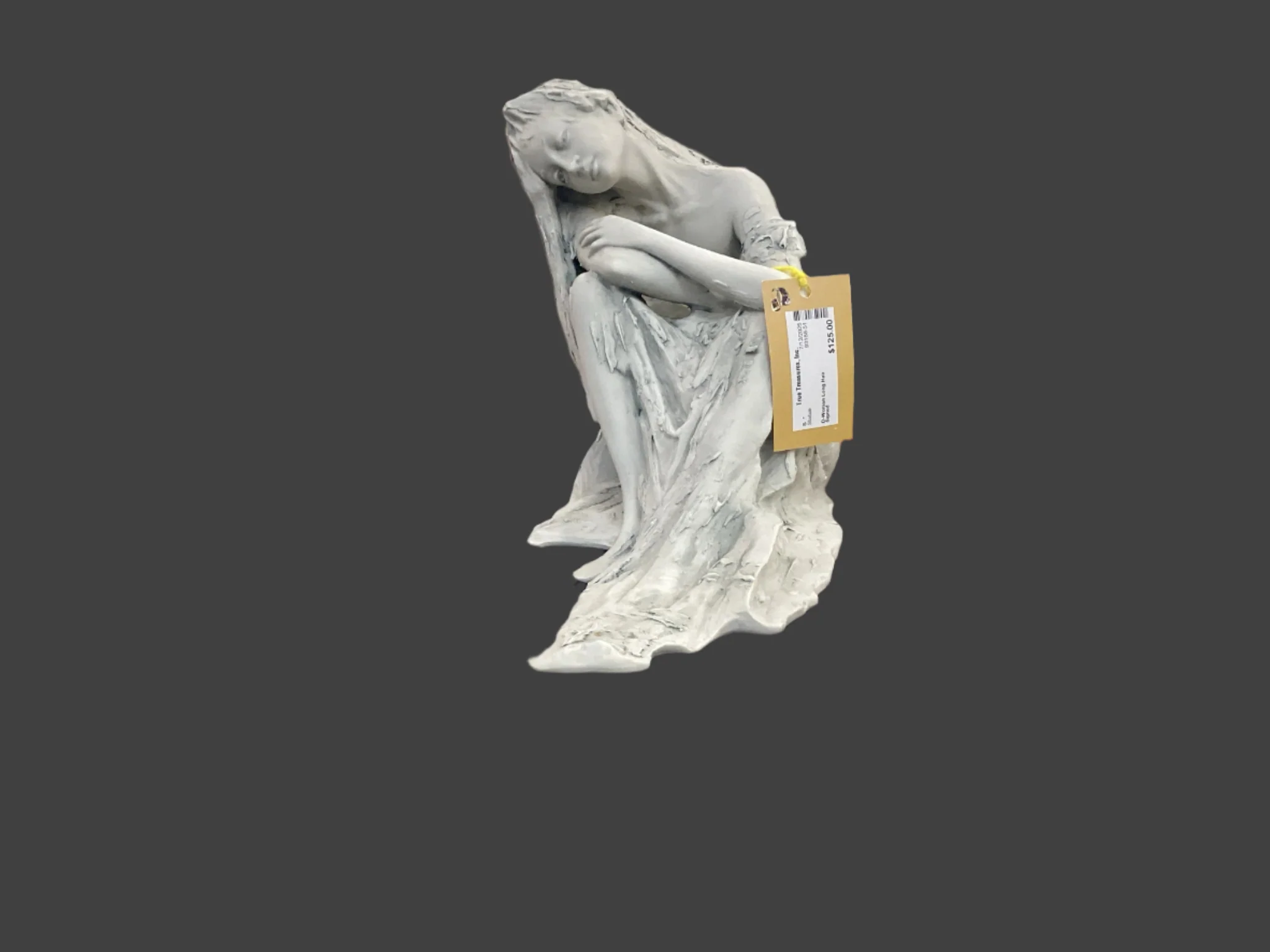 Woman With Long Hair Statue